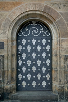 Door in Prague Castle, Prague, Czech Republic Door in Prague Castle, Prague, Czech Republic