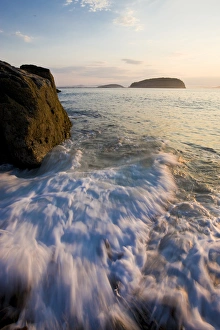 Early morning surf in Frenchman Bay as seen from Dorr Point in Maines Acadia Early morning surf in Frenchman Bay as seen from Dorr Point in Maines Acadia