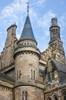 Eastern Section of Main Building. Glasgow University, Scotland Eastern Section of Main Building. Glasgow University, Scotland