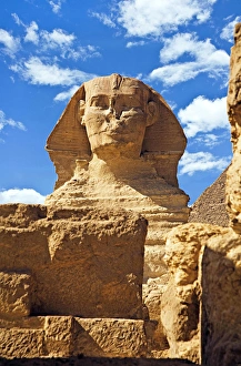 Egypt, Cairo, Giza, The Sphinx and Chefren Pyramid Egypt, Cairo, Giza, The Sphinx and Chefren Pyramid