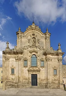 Entrance to the Church of Saint Francis of Assisi in Matera Entrance to the Church of Saint Francis of Assisi in Matera