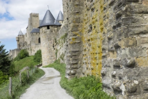 Europe, France, Languedoc-Roussillon, ancient fortified city of Carcassonne, UNESCO Europe, France, Languedoc-Roussillon, ancient fortified city of Carcassonne, UNESCO
