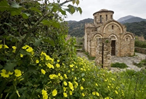 Crete Wildflowers and Byzantine Church Print