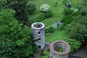 Europe, Ireland, Blarney Castle. Overview from castle top. THIS IMAGE RESTRICTED Europe, Ireland, Blarney Castle. Overview from castle top. THIS IMAGE RESTRICTED