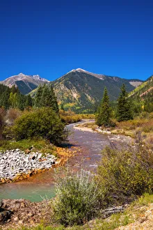 Fall color along Mineral Creek under Red Mountain Pass, San Juan National Forest Fall color along Mineral Creek under Red Mountain Pass, San Juan National Forest
