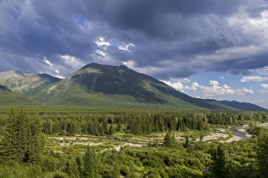 The Flathead River near Fernie, British Columbia, Canada The Flathead River near Fernie, British Columbia, Canada