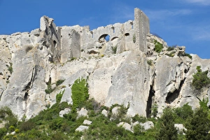 France, Les Baux-de-Provence, ruins of fortress France, Les Baux-de-Provence, ruins of fortress