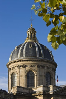 France, Paris, dome of the Institute de France France, Paris, dome of the Institute de France