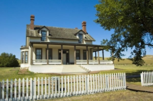 General George Custer and Elizabeth Custers 1875 home during his time at Fort Abraham General George Custer and Elizabeth Custers 1875 home during his time at Fort Abraham