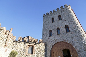 Georgia, Telavi. A stone building at a Telavi vineyard Georgia, Telavi. A stone building at a Telavi vineyard