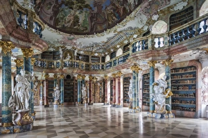 Germany, Baden-Wurttemburg, Wiblingen, Kloster Wiblingen Abbey, 18th century monastery Germany, Baden-Wurttemburg, Wiblingen, Kloster Wiblingen Abbey, 18th century monastery