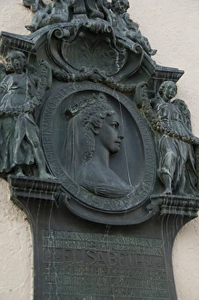 Germany, Passau. Queen Elisabeth (aka Elizabeth) plaque Germany, Passau. Queen Elisabeth (aka Elizabeth) plaque