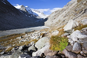 The glacier Viltragenkees in the National Park Hohen Tauern is showing signs of rapid The glacier Viltragenkees in the National Park Hohen Tauern is showing signs of rapid