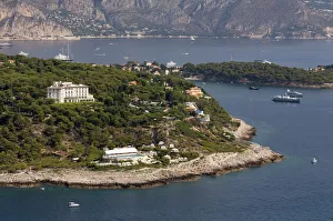 Grand Hotel du Cap Ferrat, St Jean Cap Ferrat, View from Helicopter, Cote d'Azur, France Grand Hotel du Cap Ferrat, St Jean Cap Ferrat, View from Helicopter, Cote d'Azur, France