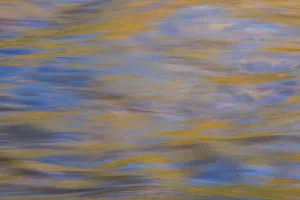 Graphic reflections on river surface, Lower Deschutes River, Central Oregon, USA Graphic reflections on river surface, Lower Deschutes River, Central Oregon, USA