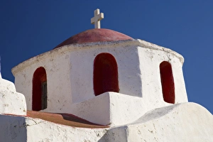 Greece and Greek Island of Mykonos and one of many chapels thoughout the entire island Greece and Greek Island of Mykonos and one of many chapels thoughout the entire island