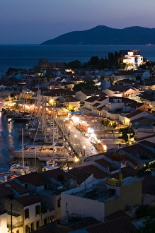GREECE-Northeastern Aegean Islands-SAMOS-Pythagorio: Harbor View / Evening GREECE-Northeastern Aegean Islands-SAMOS-Pythagorio: Harbor View / Evening
