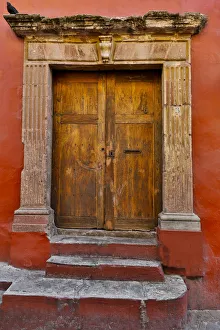 Guanajuato in Central Mexico. Colorful doorways Guanajuato in Central Mexico. Colorful doorways