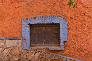 Guanajuato in Central Mexico. Old shuttered window Guanajuato in Central Mexico. Old shuttered window
