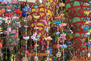 hanging trinkets, shops around Nine Pedestrian Street, Guangzhou, China hanging trinkets, shops around Nine Pedestrian Street, Guangzhou, China