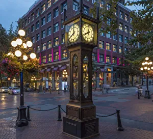 Historic steam powered clock in the Gastwon District of Vancouver, British Columbia Historic steam powered clock in the Gastwon District of Vancouver, British Columbia