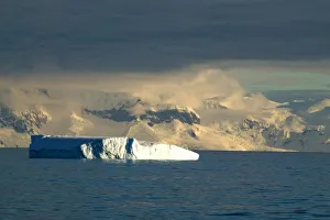 Glacier Calving Images Prints: Ice Berg in