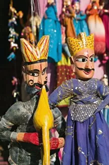 Images Dated 24th November 2004: INDIA, Rajasthan, Pushkar: PUSHKAR CAMEL FAIR, Indian Puppets