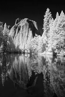 Infrared view of Half Dome, Yosemite National Park, California Infrared view of Half Dome, Yosemite National Park, California