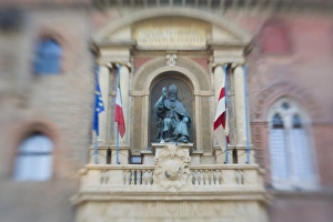Italy, Bologna, Selective Focus of Papa Gregorio XIII in the dettaglio del Palazzo Italy, Bologna, Selective Focus of Papa Gregorio XIII in the dettaglio del Palazzo