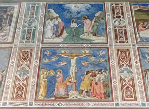 Italy, Padua, Scrovegni Chapel with frescoes painted by Giotto in the 14th century Italy, Padua, Scrovegni Chapel with frescoes painted by Giotto in the 14th century