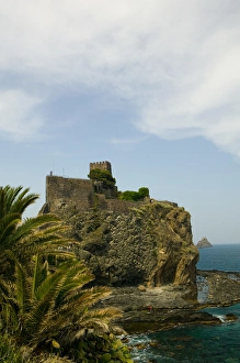 ITALY-Sicily-ACI CASTELLO: View of the Norman Castle ITALY-Sicily-ACI CASTELLO: View of the Norman Castle