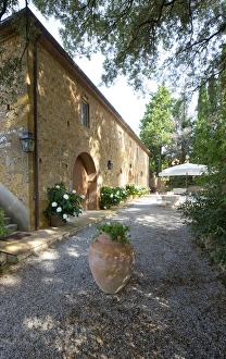 Italy, Tuscany, Petroio. Typical Tuscan farmhouse Italy, Tuscany, Petroio. Typical Tuscan farmhouse