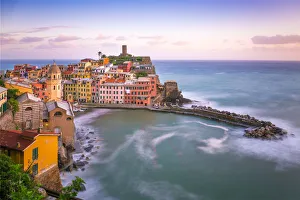Italy, Vernazza. Overview of coastal town. Credit as: Jim Nilsen / Jaynes Gallery / DanitaDelimont Italy, Vernazza. Overview of coastal town. Credit as: Jim Nilsen / Jaynes Gallery / DanitaDelimont