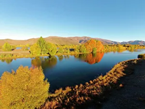 Kellands Pond, near Twizel, Mackenzie District, South Canterbury, South Island, New Kellands Pond, near Twizel, Mackenzie District, South Canterbury, South Island, New