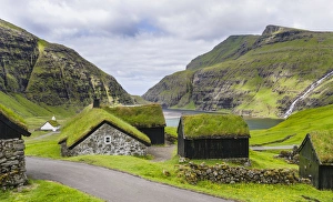Kings Farm (duvugardar) in the valley of Saksun, one of the main attractions of the Faroe Islands Kings Farm (duvugardar) in the valley of Saksun, one of the main attractions of the Faroe Islands