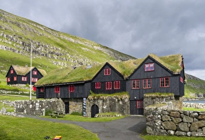 The Kings Farm in Kirkjubour (Kirkjboargardur, Roykstovan), the oldest still inhabited The Kings Farm in Kirkjubour (Kirkjboargardur, Roykstovan), the oldest still inhabited