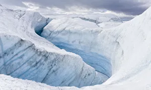 Landscape on the Greenland Ice Sheet near Kangerlussuaq, Greenland, Denmark Landscape on the Greenland Ice Sheet near Kangerlussuaq, Greenland, Denmark