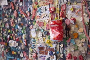 Post Alley Gum Wall Print