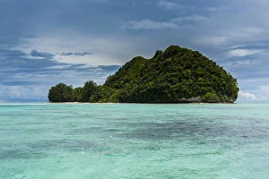 Little island in the Rock islands, Palau, Central Pacific Little island in the Rock islands, Palau, Central Pacific