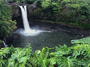 Lovely Rainbow Falls in Hilo, on the Big Island, Hawaii Lovely Rainbow Falls in Hilo, on the Big Island, Hawaii