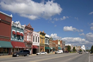 Main street with store front in Ottawa, Kansas Main street with store front in Ottawa, Kansas