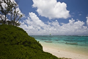 Mauritius Beach Prints: Mauritius, Eastern Mauritius, Belle Mare, East Coast beachfront