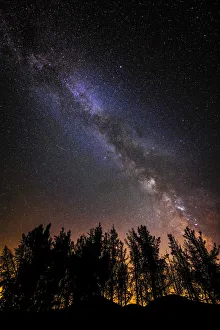 The Milky Way over Rose Valley, Los Padres National Forest, California, USA The Milky Way over Rose Valley, Los Padres National Forest, California, USA