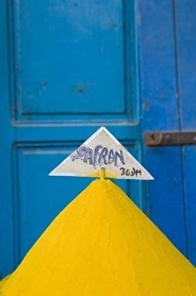 MOROCCO, Atlantic Coast, ESSAOUIRA: Spice Market, Safron MOROCCO, Atlantic Coast, ESSAOUIRA: Spice Market, Safron