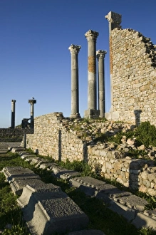MOROCCO, Volubilis: Roman Town mostly dating to 2nd & 3rd c. AD/ Abandoned by Romans MOROCCO, Volubilis: Roman Town mostly dating to 2nd & 3rd c. AD/ Abandoned by Romans
