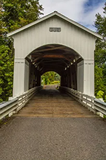 Mosby Creek Bridge, Cottage Grove, Oregon, USA Mosby Creek Bridge, Cottage Grove, Oregon, USA