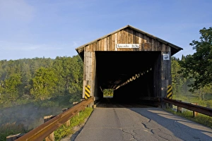 The Mount Orne covered bridge spans the Connecticut River between Lunenburg The Mount Orne covered bridge spans the Connecticut River between Lunenburg