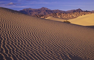 NA, USA, California. Death Valley National Park. Mesquite Flat Sand Dunes with Grapevine NA, USA, California. Death Valley National Park. Mesquite Flat Sand Dunes with Grapevine