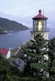 NA, USA, Oregon, near Florence Heceta Head Lighthouse, on Heceta Head, 205 feet NA, USA, Oregon, near Florence Heceta Head Lighthouse, on Heceta Head, 205 feet