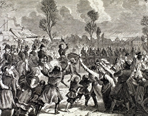 Napoleonic Wars. Enthusiasm of the polish after the arrival of french troops to Warsaw Napoleonic Wars. Enthusiasm of the polish after the arrival of french troops to Warsaw